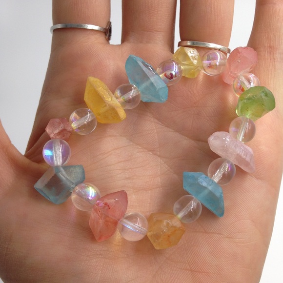 🌈 Rave Aura 💎 Bracelet 🌈 - Picture 4 of 7